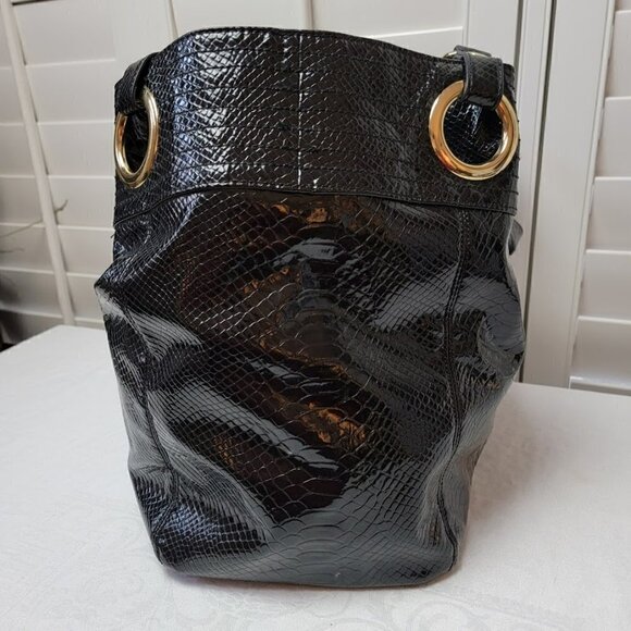 Steven by Steve Madden ‘Candy Coated’ Snake Embossed Tote - Picture 4 of 12